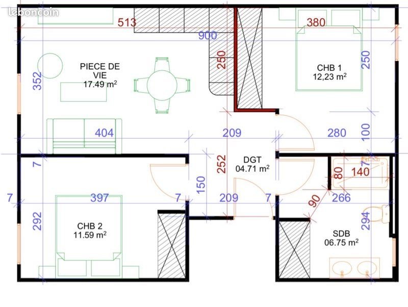 Appartement à louer, 60m², Marseille 9ème