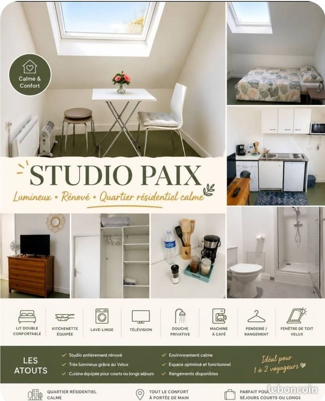 Appartement à louer, 18m², Achicourt