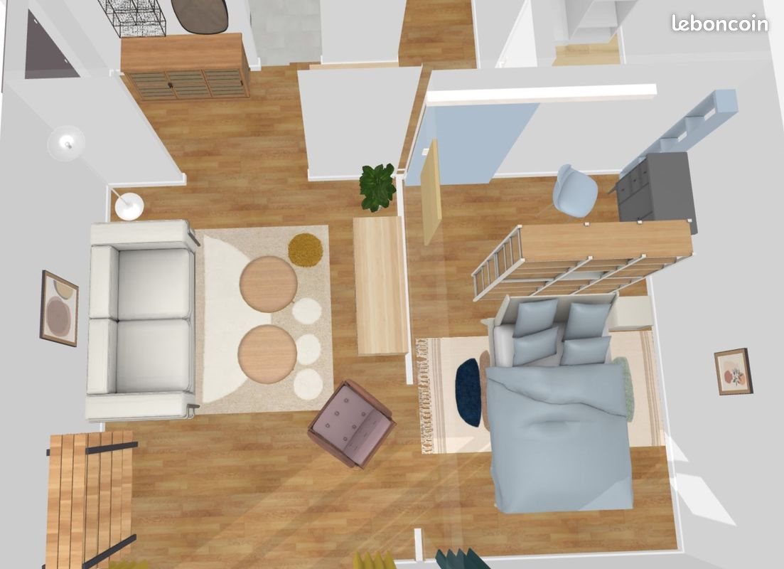 Appartement à louer, 48m², Gentilly