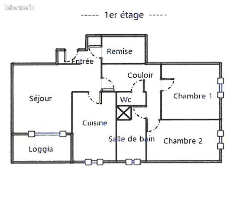 Appartement à vendre, 63m², Nemours