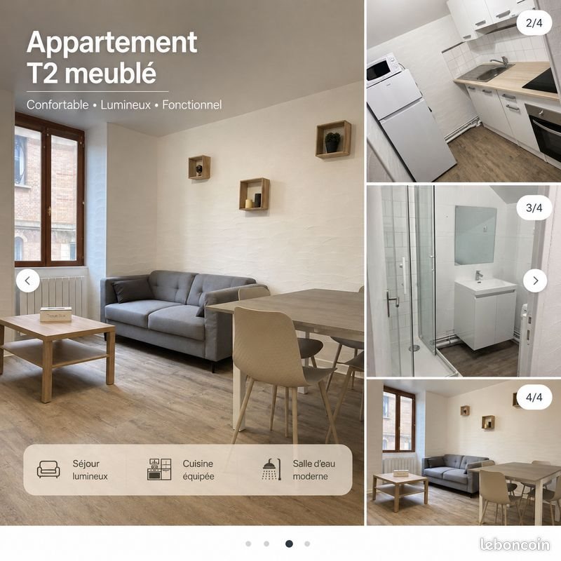Appartement à louer, 40m², Châteauroux