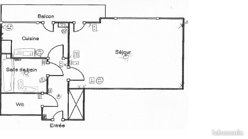 Appartement à louer, 31m², Nantes