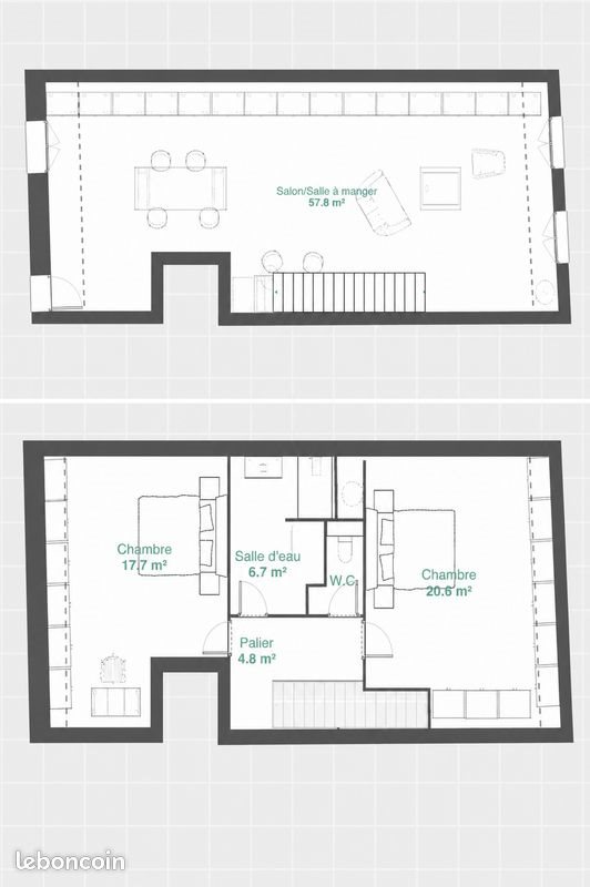 Appartement à louer, 97m², Bordeaux