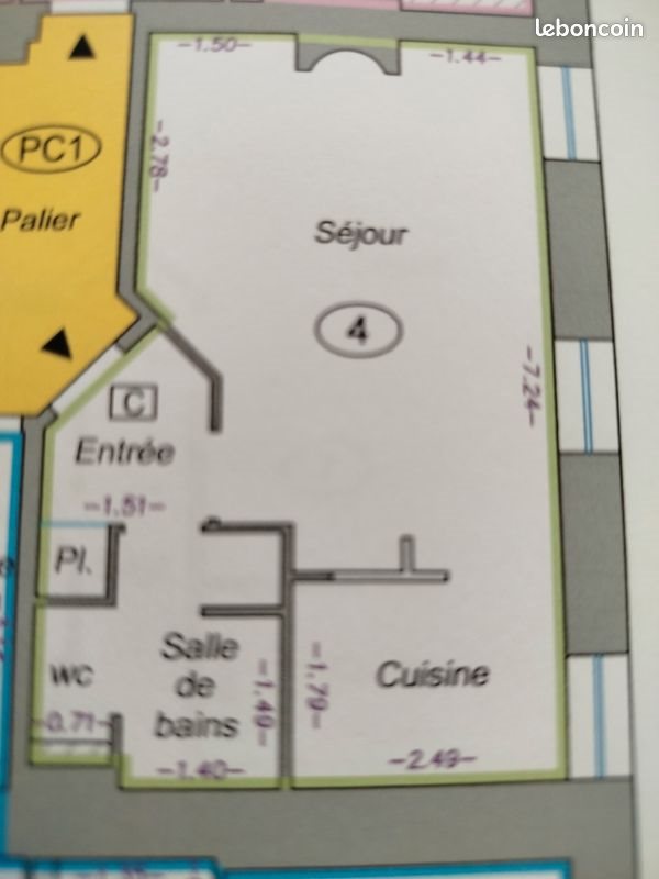 Appartement à louer, 30m², Nancy