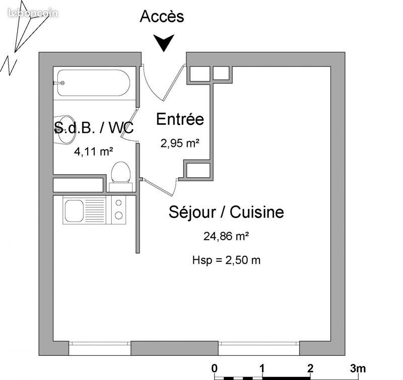 Appartement à vendre, 31m², Limoges