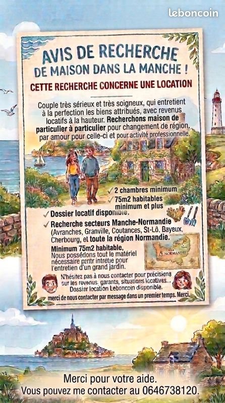 Maison à louer, 80m², Saint-Lô