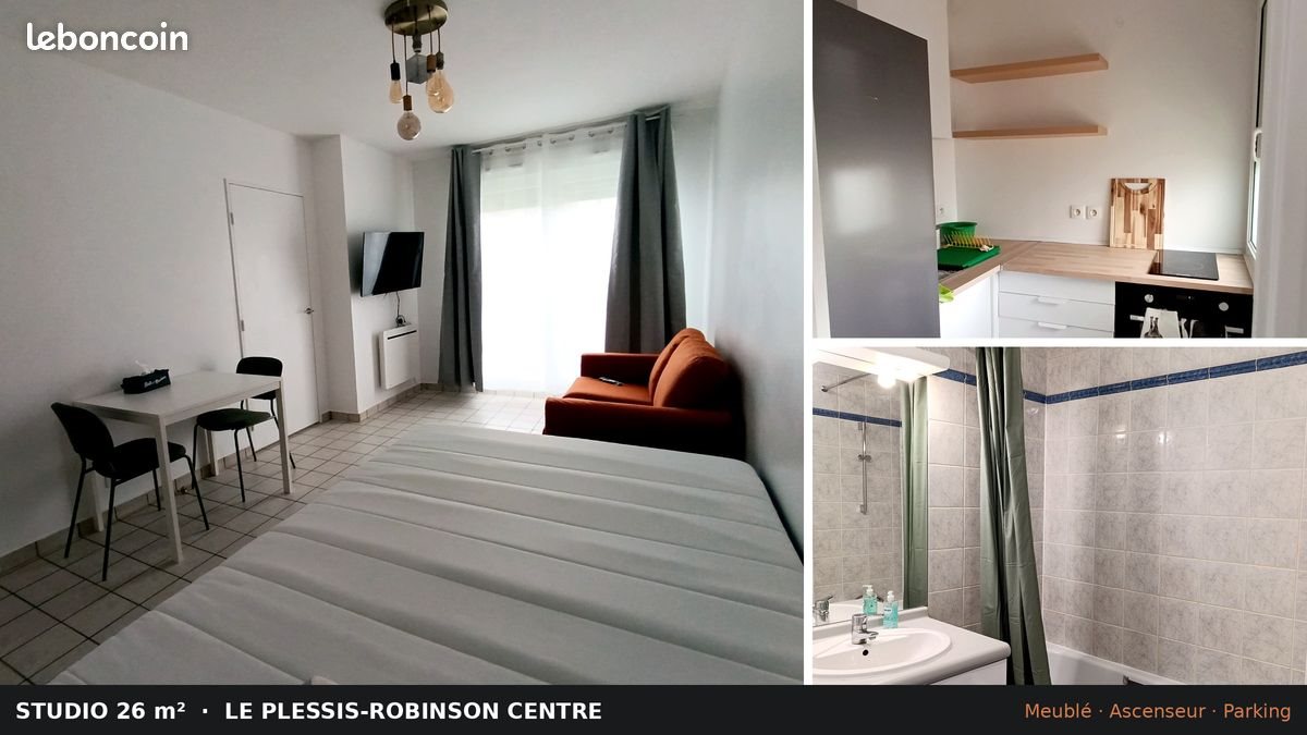 Appartement à louer, 26m², Le Plessis-Robinson