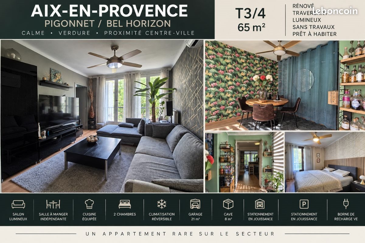 Appartement à vendre, 66m², Aix-en-Provence