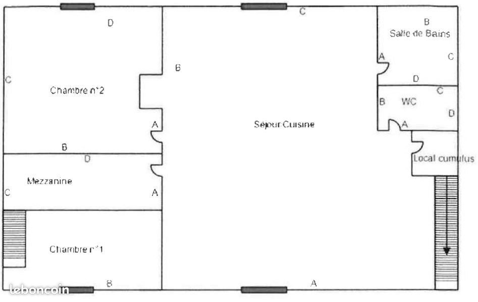 Appartement à louer, 53m², Arras