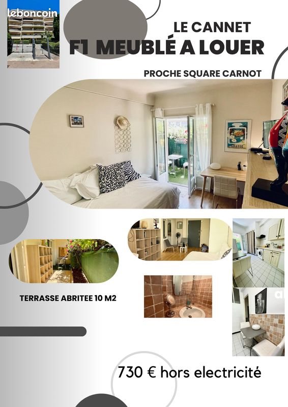 Appartement à louer, 32m², Le Cannet