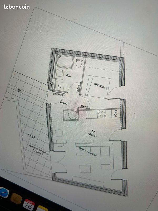 Appartement à louer, 45m², Lannemezan