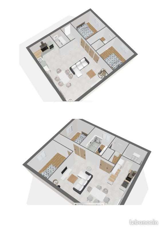 Maison à louer, 80m², Polliat