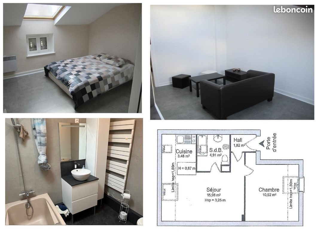 Appartement à louer, 37m², Nancy
