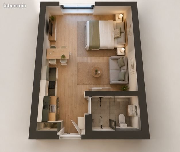 Appartement à vendre, 20m², Bron