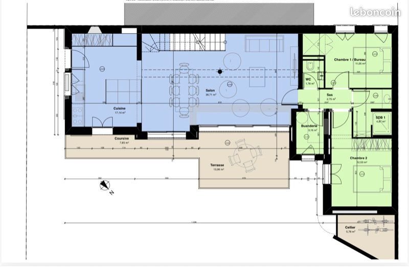 Maison à vendre, 123m², Saint-Herblain