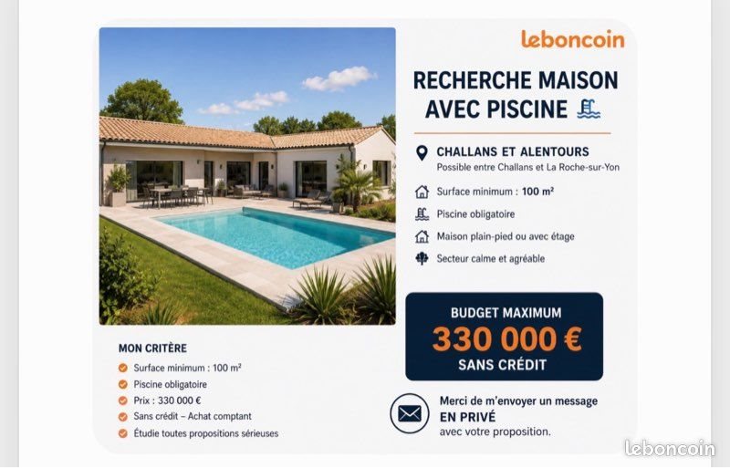 Maison à vendre, 100m², Challans