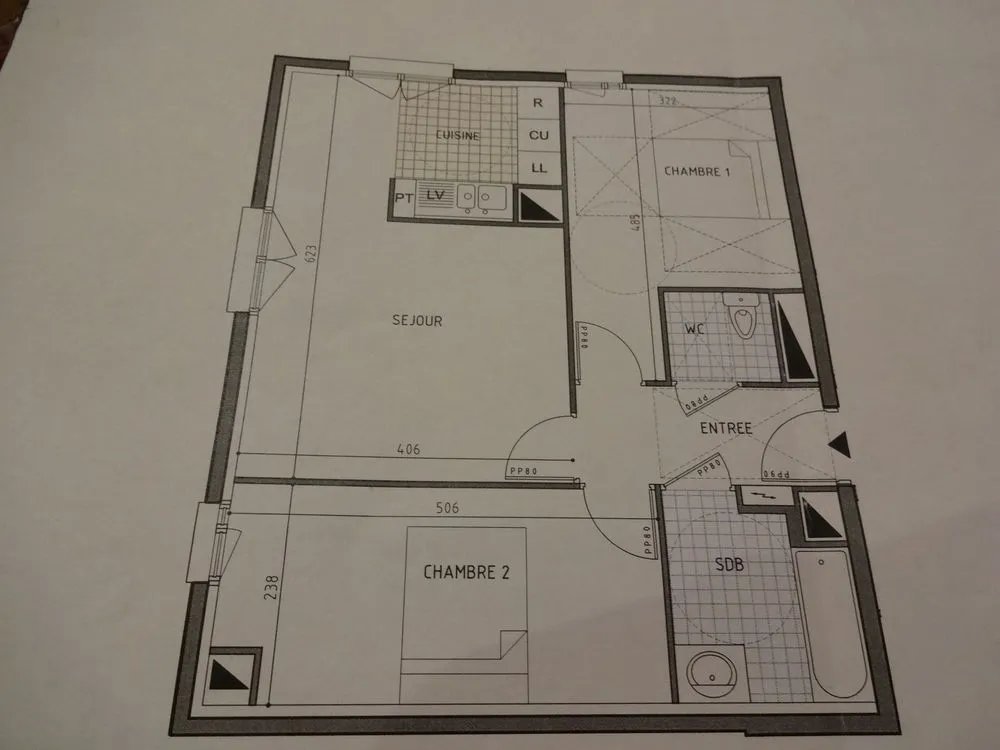 Appartement à vendre, 59m², Aubervilliers
