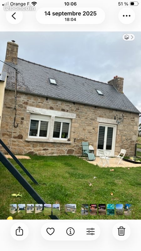 Maison à louer, 63m², Tonquédec