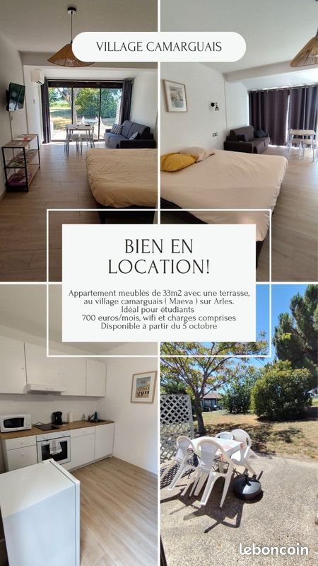 Appartement à louer, 33m², Arles