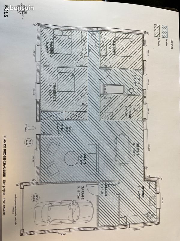 Maison à louer, 100m², Parigné-l'Evêque