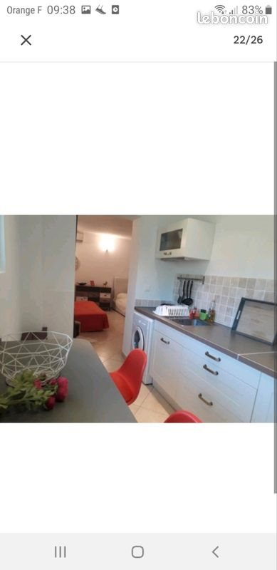 Appartement à louer, 28m², San-Martino-di-Lota