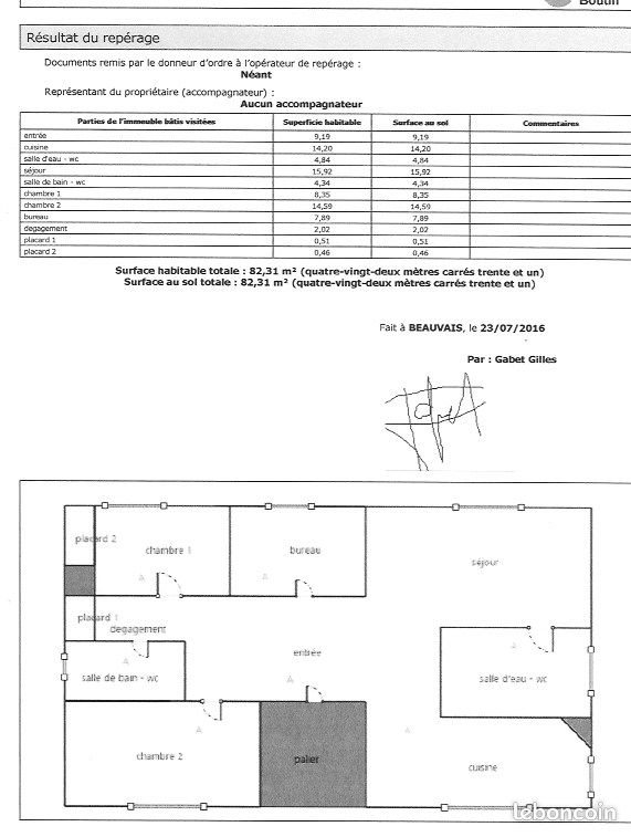 Appartement à louer, 82m², Beauvais
