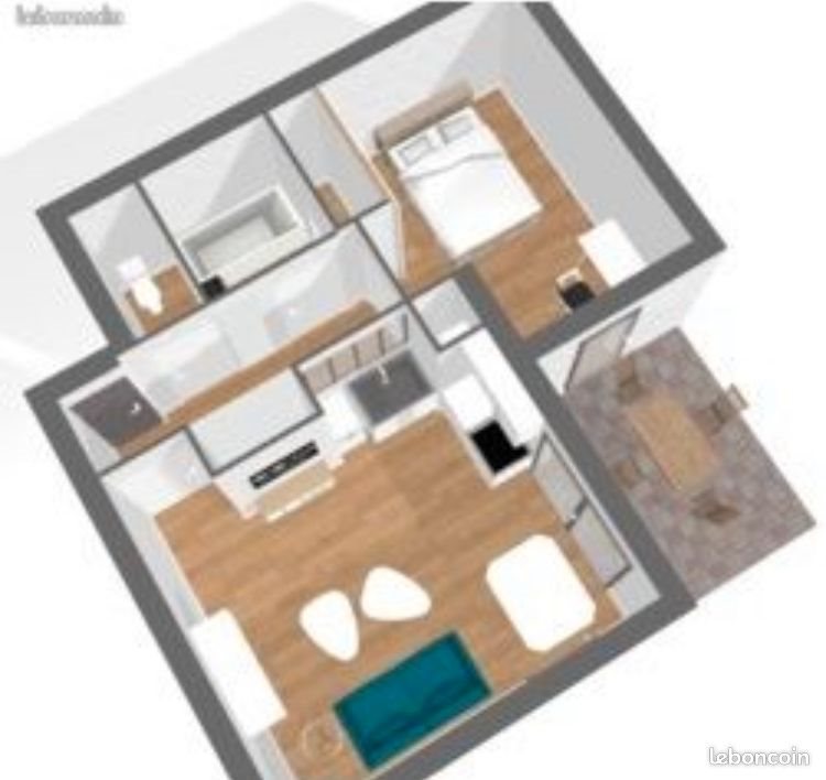 Appartement à louer, 42m², Toulouse