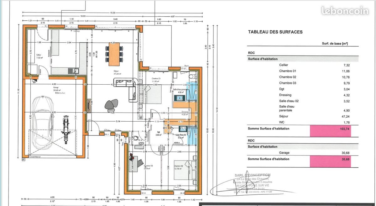 Maison à vendre, 103m², Mouilleron-le-Captif