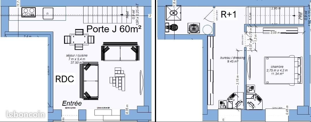 Maison à louer, 60m², Proville