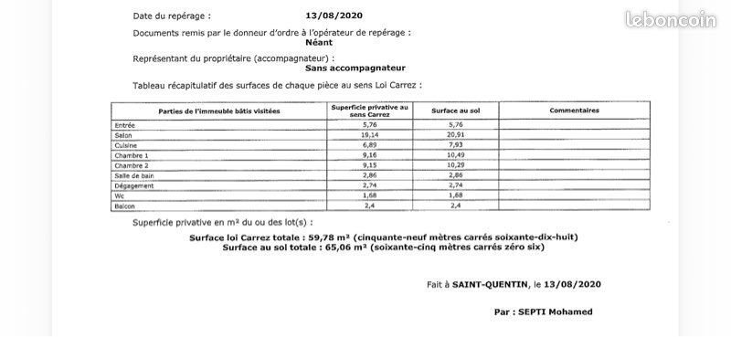 Appartement à louer, 60m², Saint-Quentin
