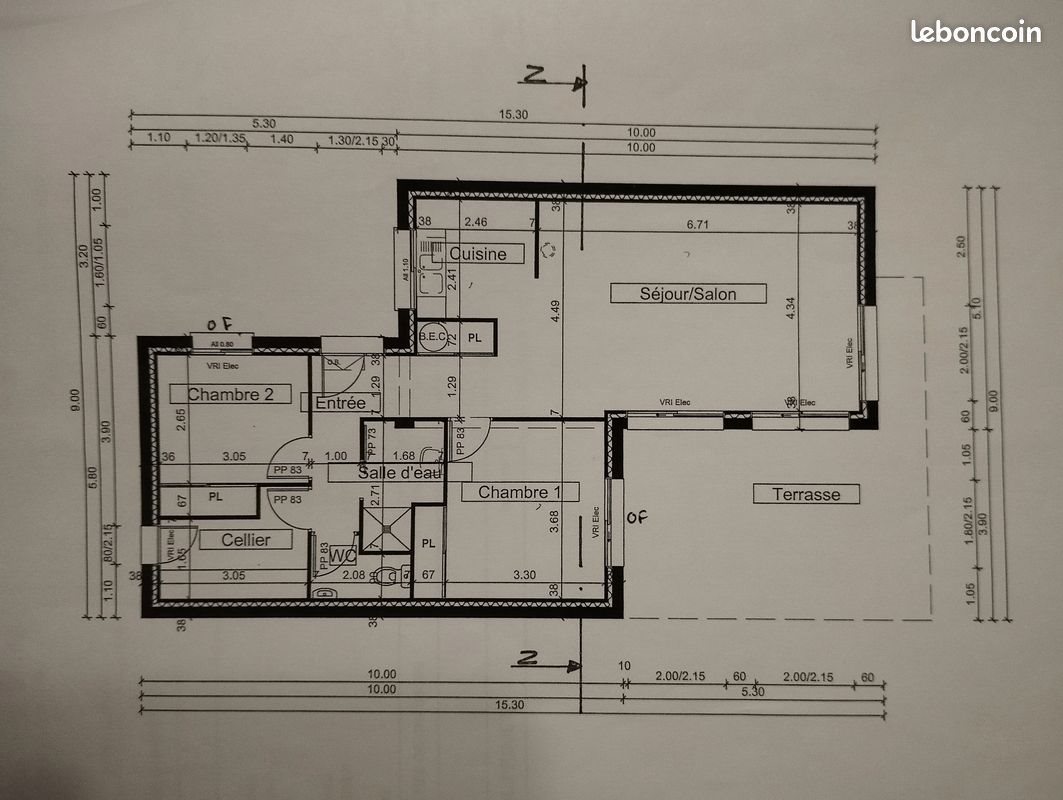 Maison à louer, 80m², Quimper
