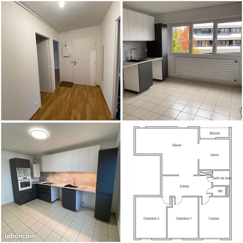 Appartement à louer, 88m², Villers-lès-Nancy