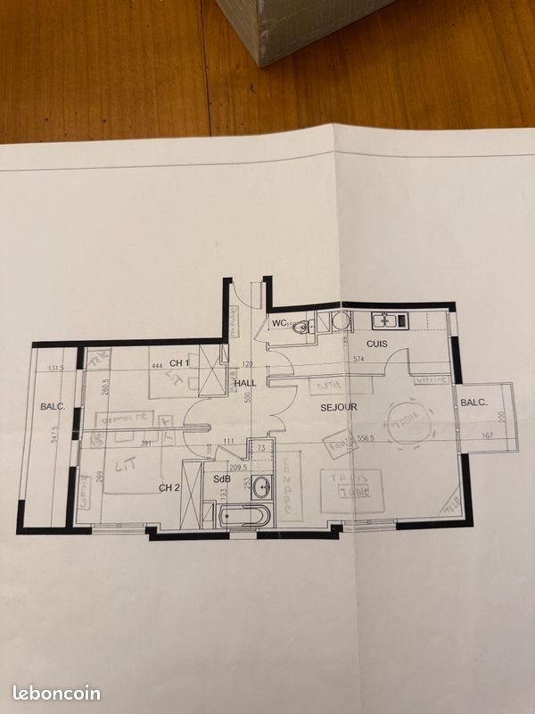 Appartement à vendre, 68m², Lesquin
