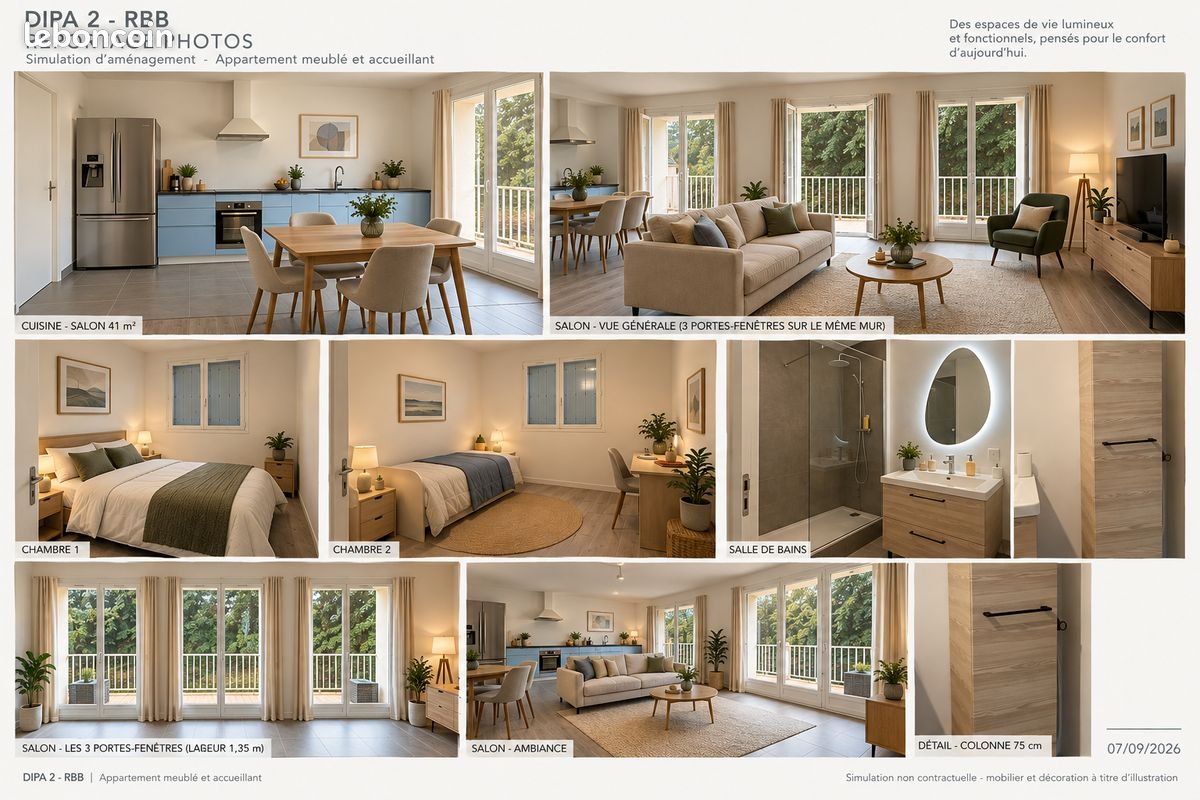 Appartement à louer, 79m², Champagne-sur-Oise