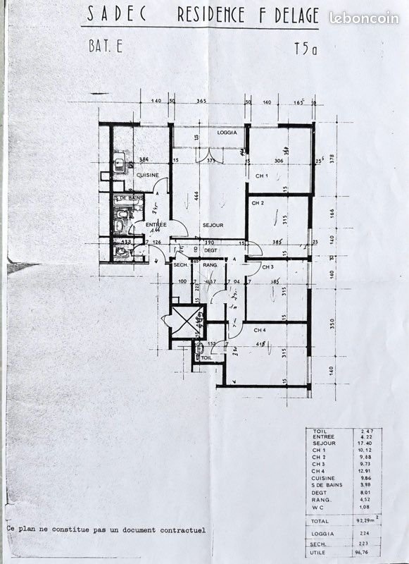 Appartement à vendre, 97m², Limoges