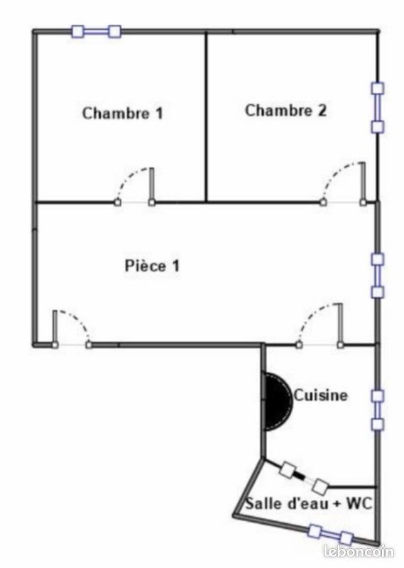 Appartement à louer, 52m², Longjumeau