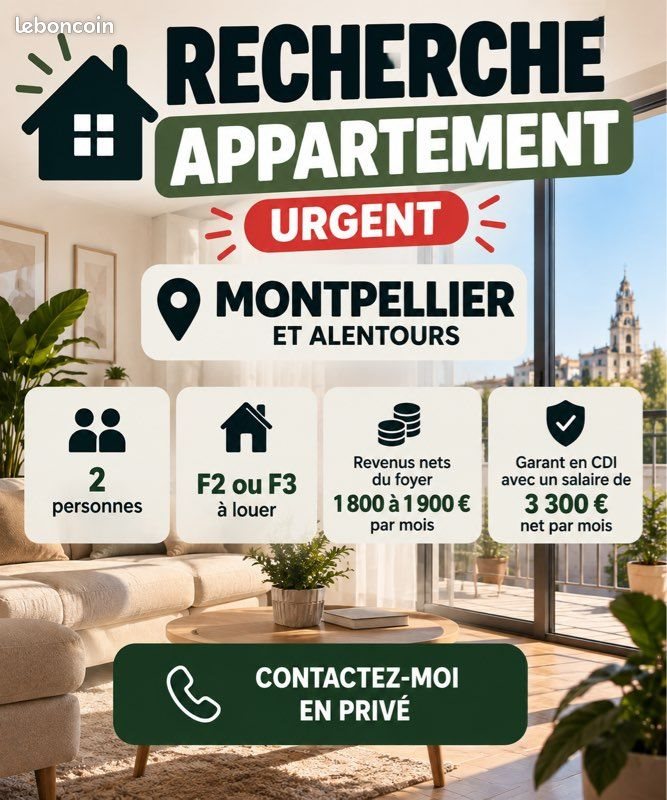 Appartement à louer, 40m², Montpellier