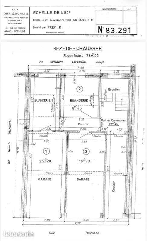 Appartement à louer, 72m², Béthune