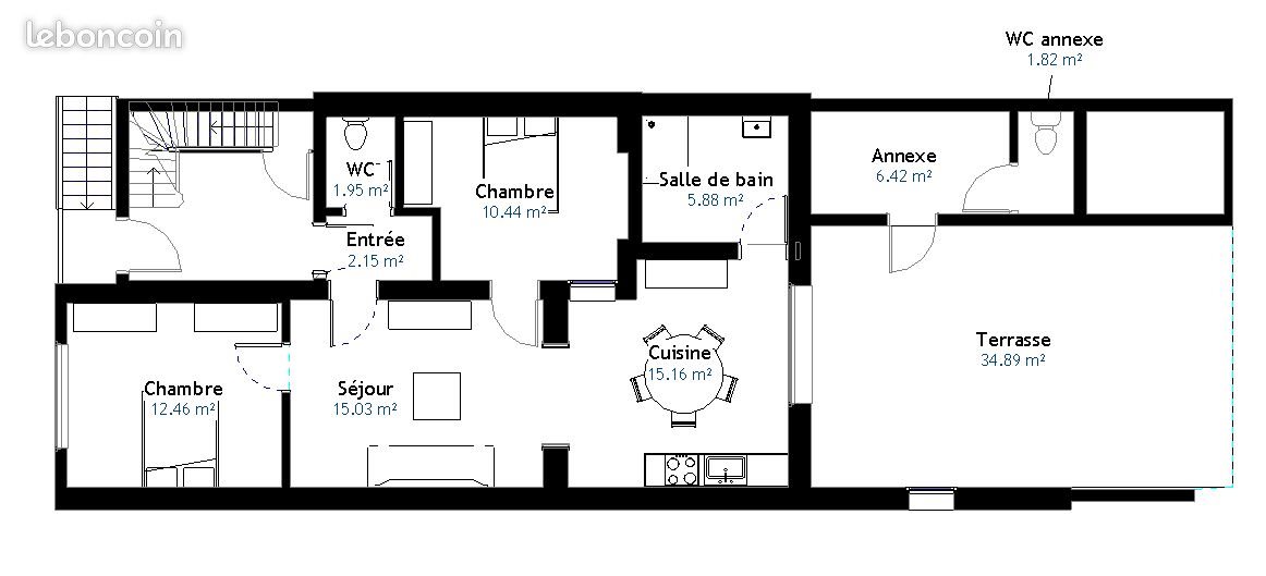 Appartement à louer, 63m², Hazebrouck