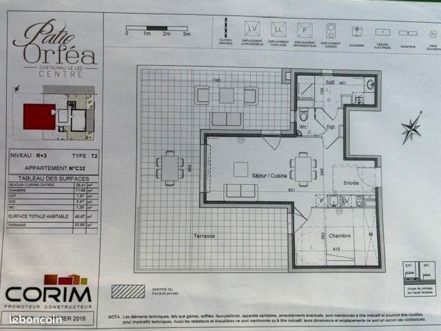 Appartement à vendre, 47m², Castelnau-le-Lez