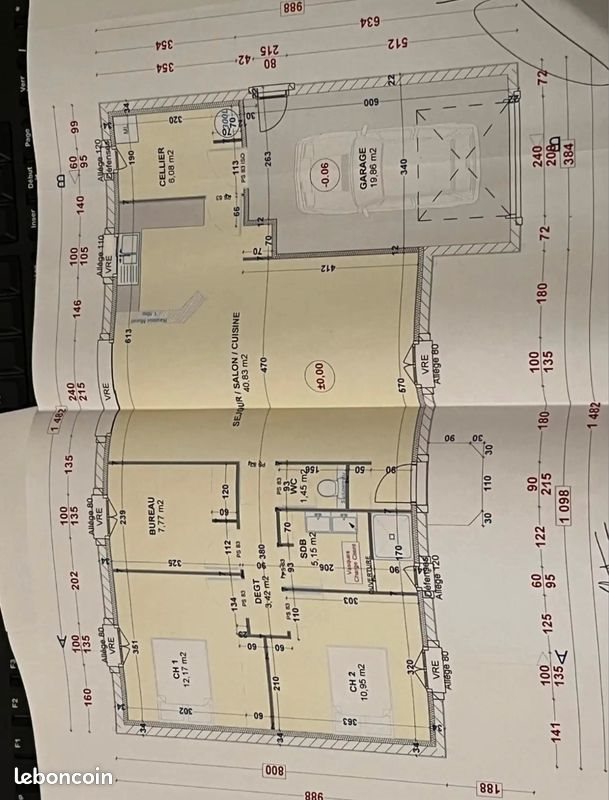 Maison à louer, 85m², Exireuil