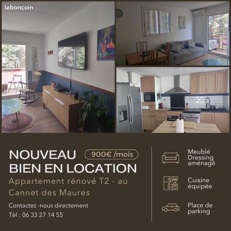 Appartement à louer, 60m², Le Cannet-des-Maures