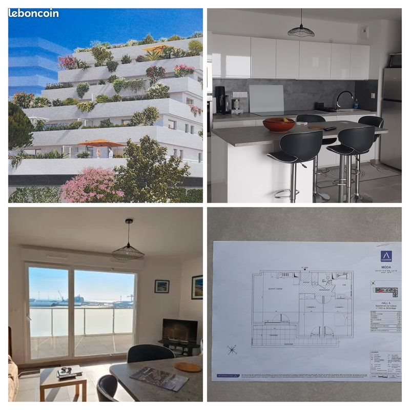 Appartement à vendre, 64m², Sète