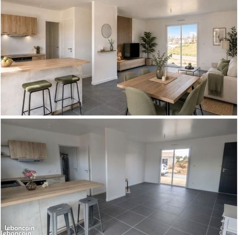 Maison à louer, 80m², Bignoux