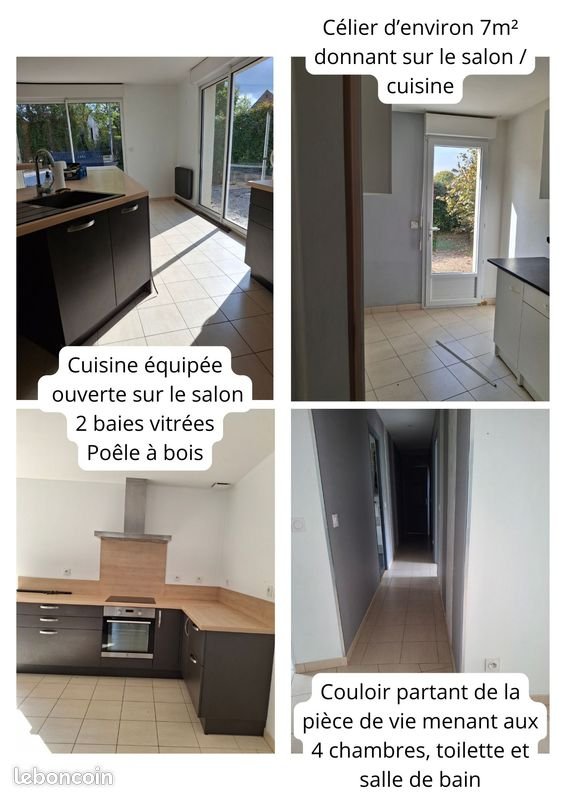 Maison à louer, 130m², Courtomer