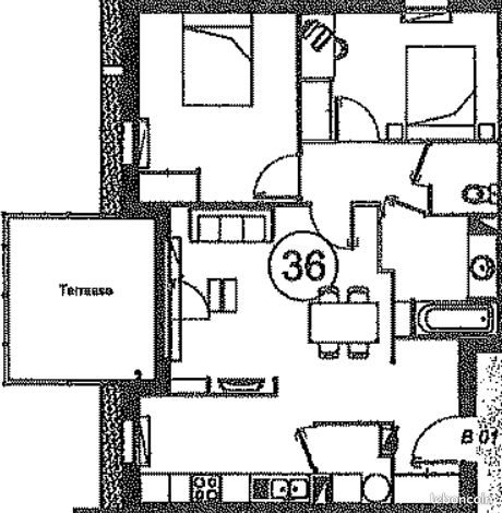 Appartement à louer, 66m², Eysines