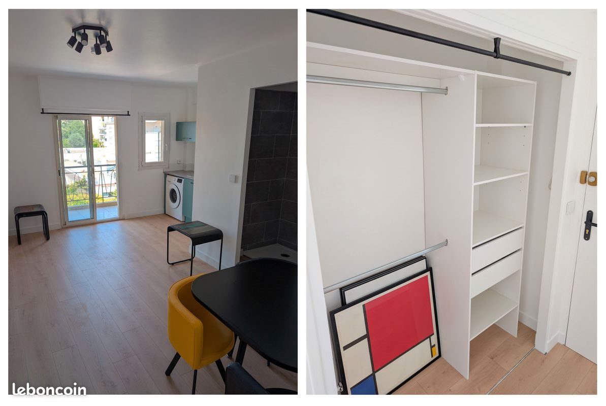 Appartement à louer, 23m², Cannes