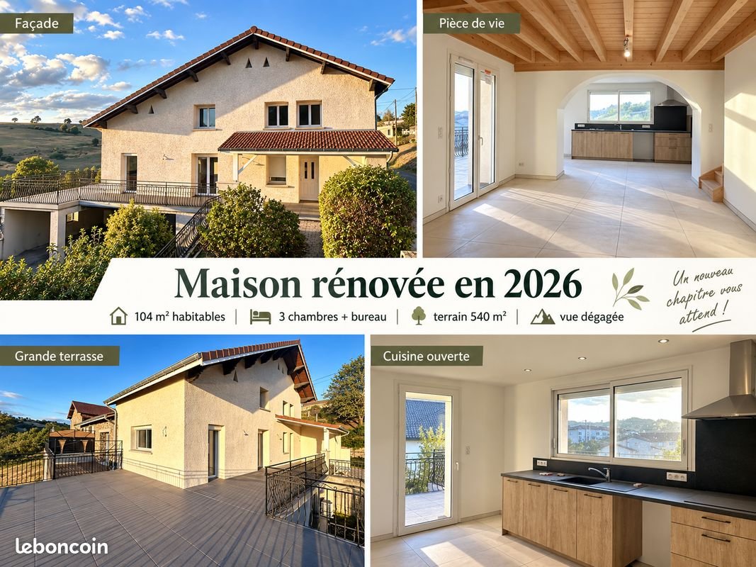 Maison à vendre, 104m², Mornant