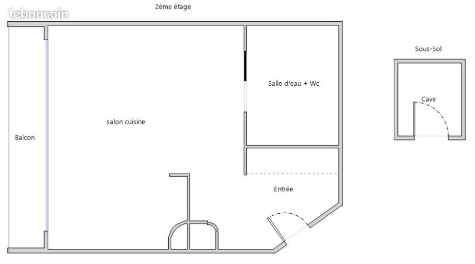 Appartement à louer, 27m², Orly
