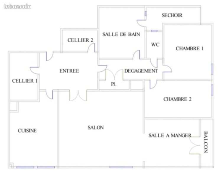 Appartement à vendre, 74m², Bordeaux
